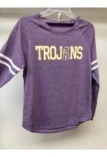 Pennant TROJANS L/S WHT STRIPE ARM