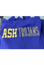 Jerzees Purple ASH Trojans hoodie