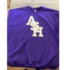 ASH diag Purple Sweatshirt