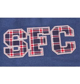 SFC PLAID LETTER SWEATSHIRT