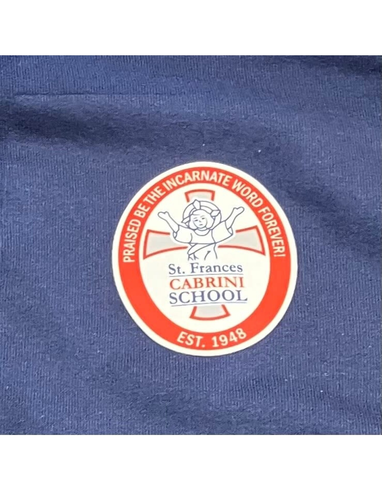 SFC sweatshirt with oval school logo.  If out of stock call store to order.