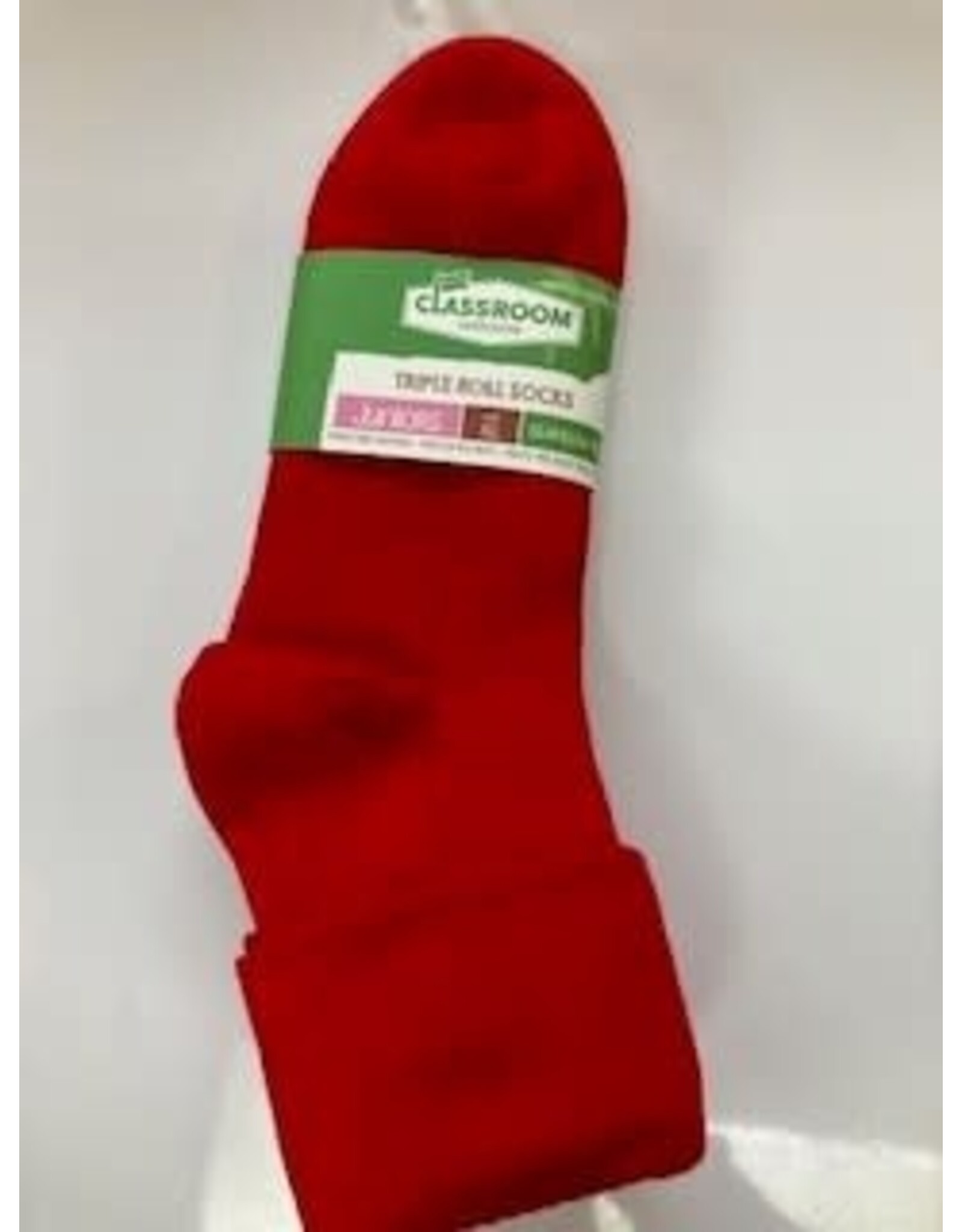 Classroom Girls Triple Roll Socks  3 pr with NO toe seams