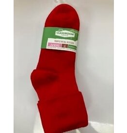 Classroom Girls Triple Roll Socks  3 pr with NO toe seams