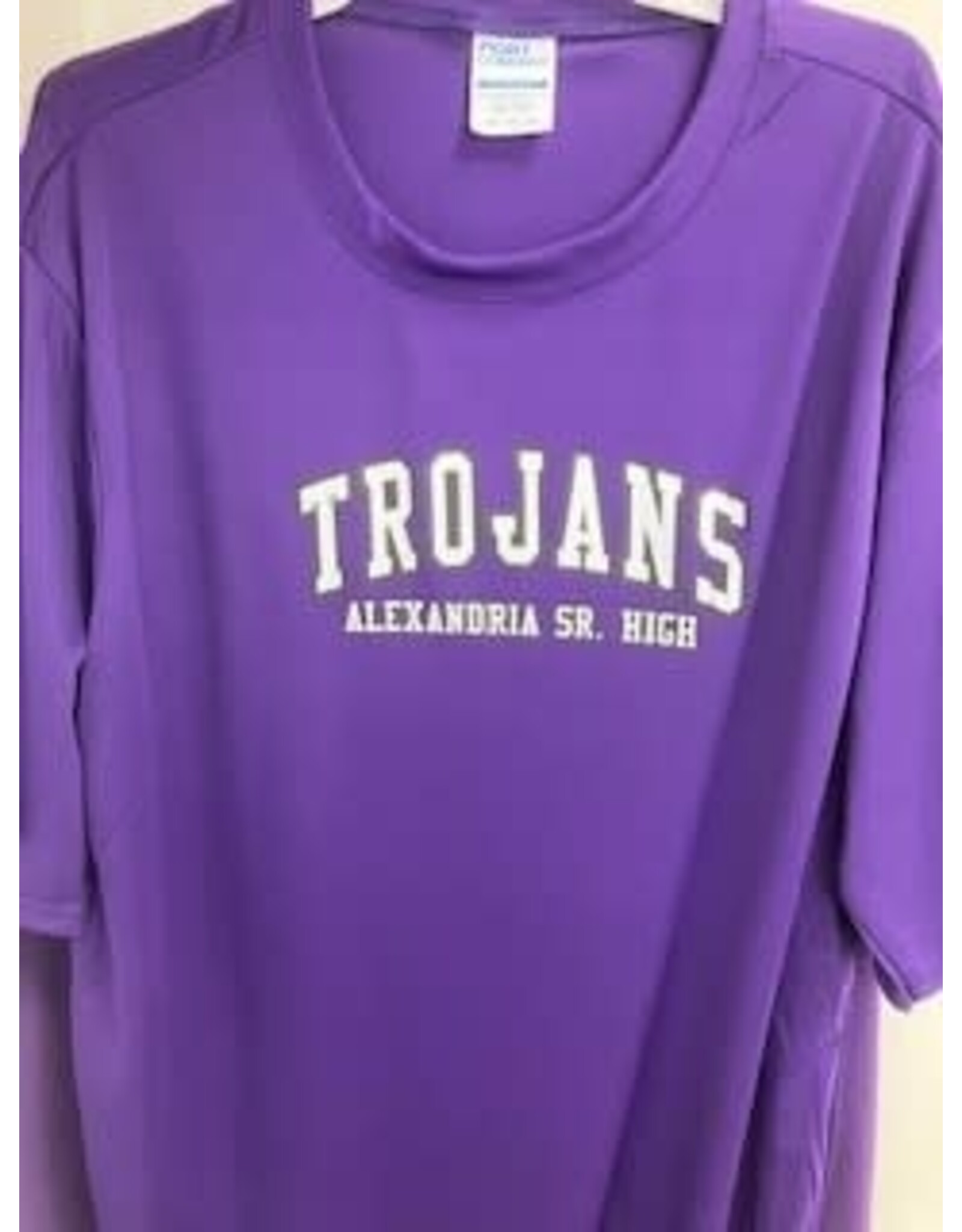 Port & Co TROJANS Alexandria Sr. High on purple M/W