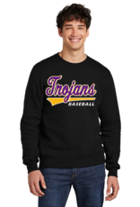 Jerzees TROJANS BASEBALL BLACK SWEATSHIRT pick up at store 2/5