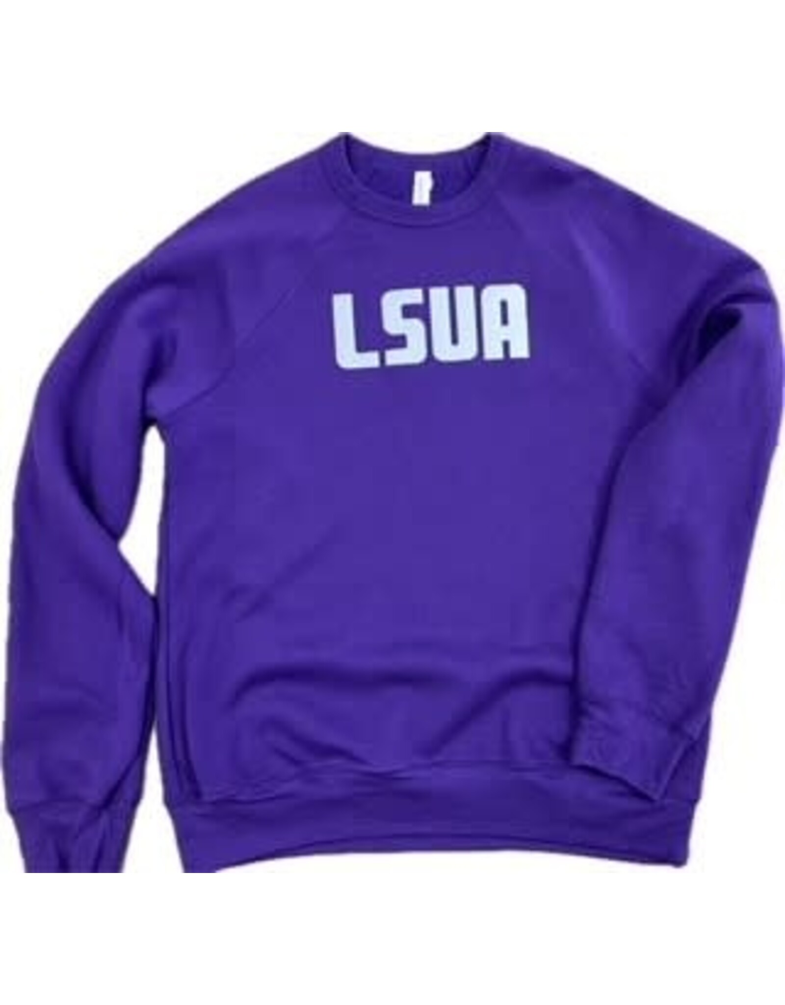 Bella Canvas LSUA REFLECTIVE SWEATSHIRT  order- will text when ready for pickup  (may take up to 2 weeks)