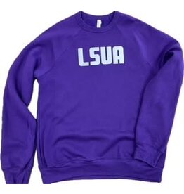 Bella Canvas LSUA REFLECTIVE SWEATSHIRT  order- will text when ready for pickup  (may take up to 2 weeks)