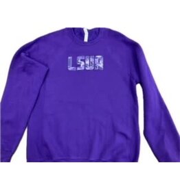 Bella Canvas LSUA CAMO Sweatshirt  order- will text when ready for pickup (may take up to 2 weeks)