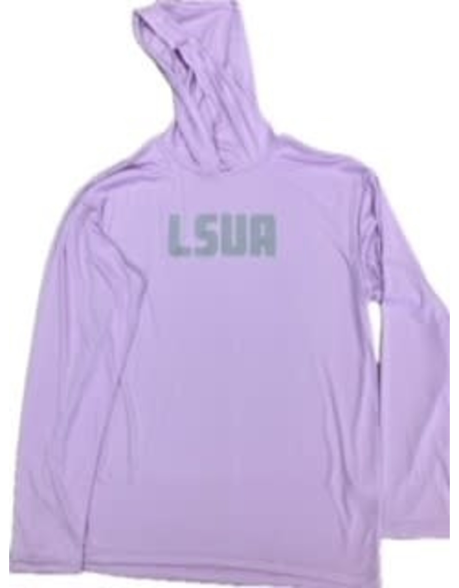 LSUA reflective moisture wicking tee hoodie order- will text when ready for pickup (may take up to 2 weeks)