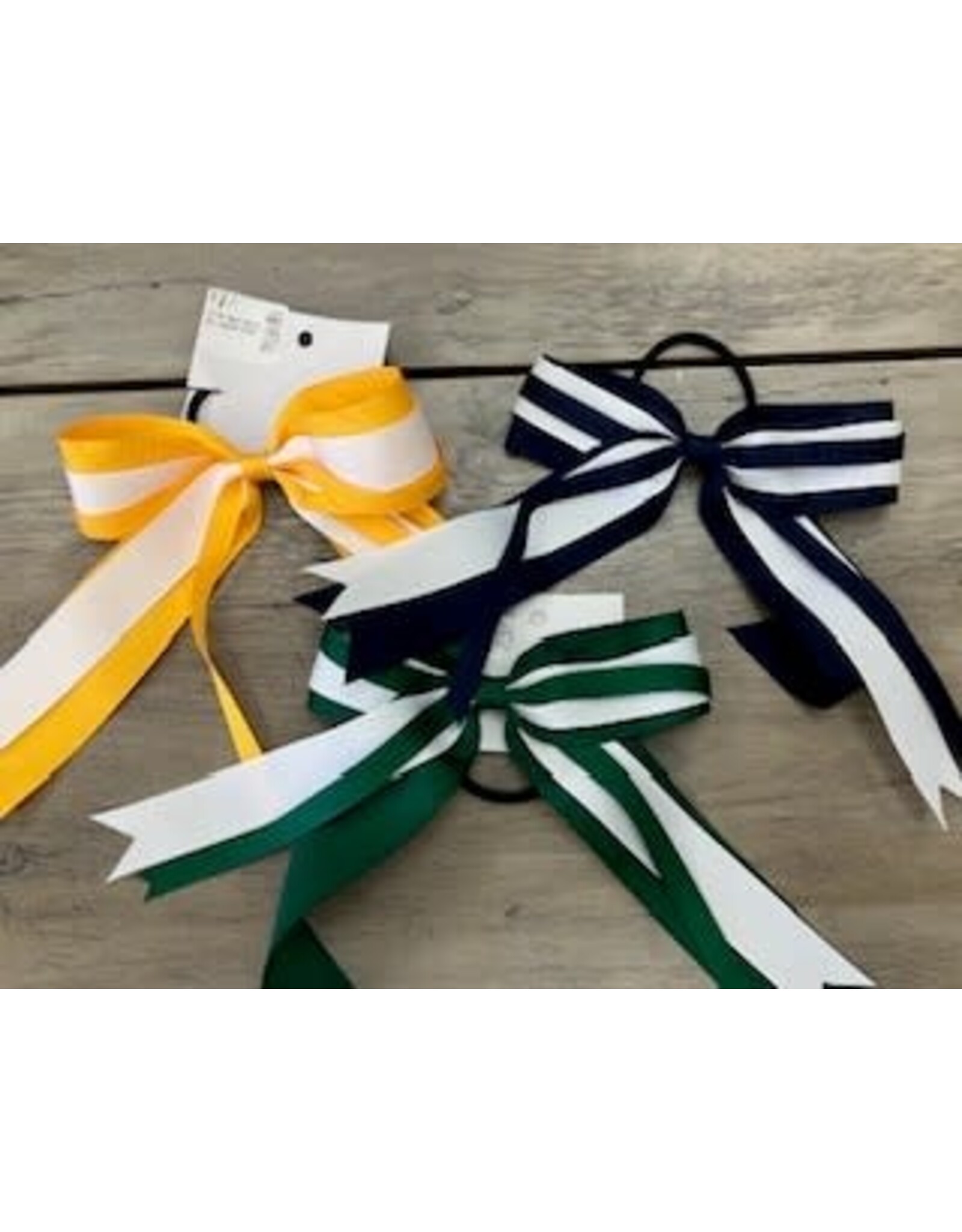 triple layer pony bow