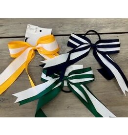 triple layer pony bow