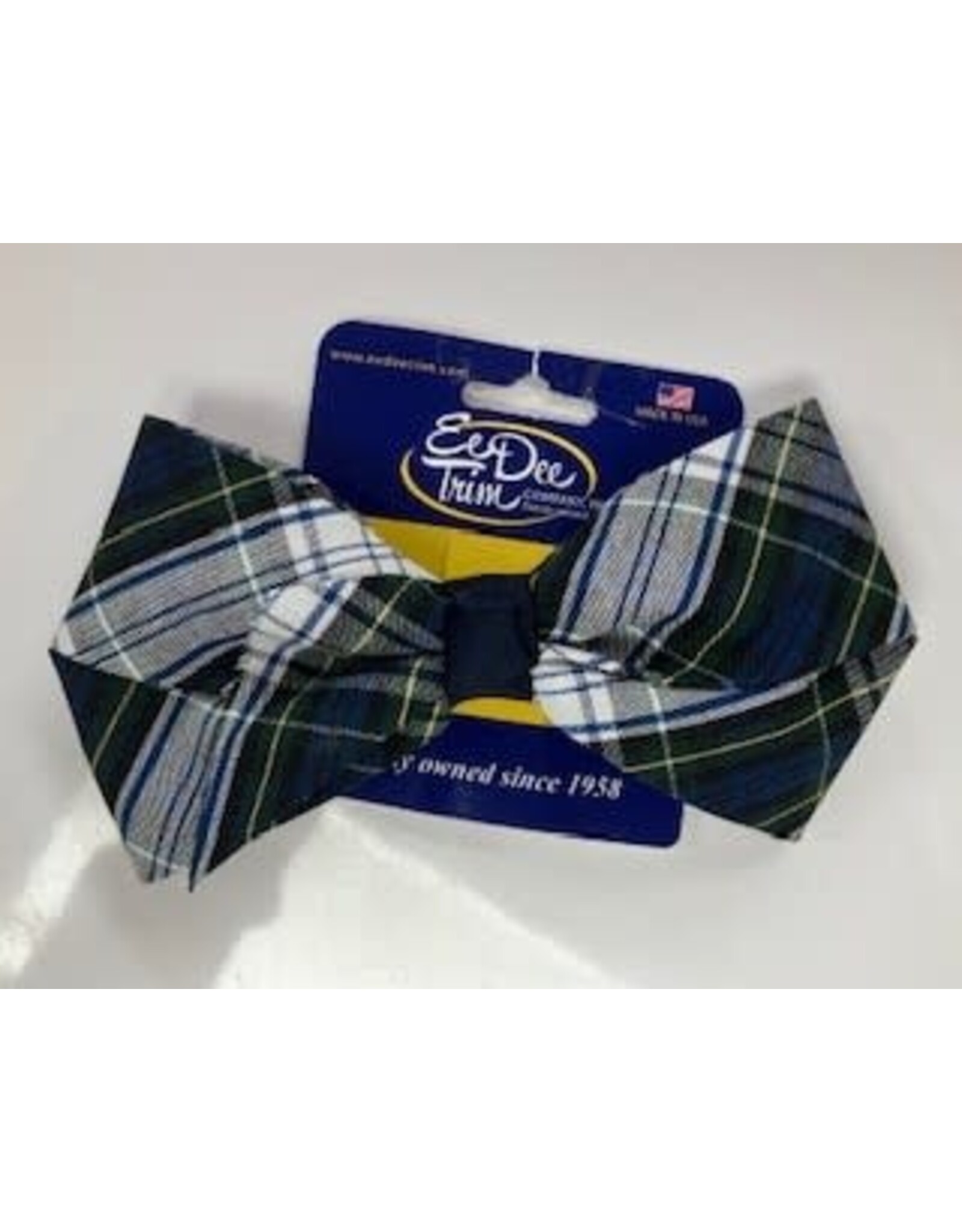 Ee Dee Large Plaid Bow