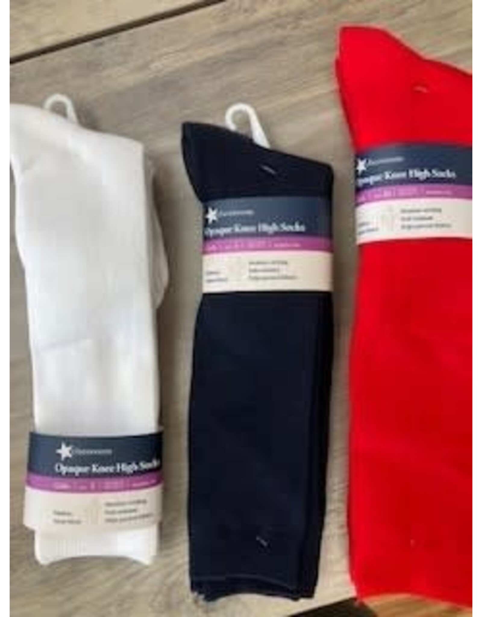 Classroom Girls Opaque Knee Socks 3 PK