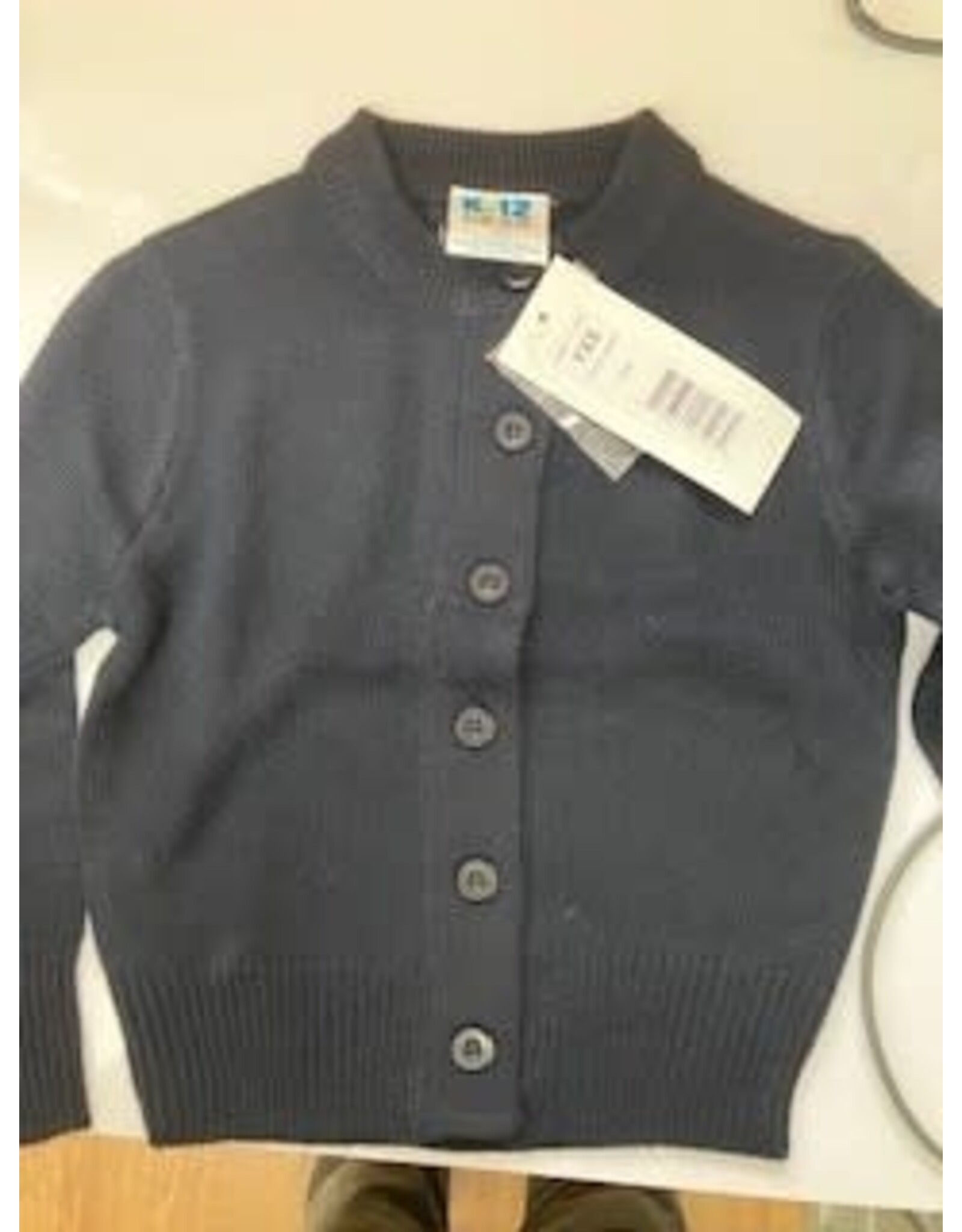 Girls Cardigan E with large buttons