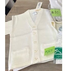 Elder V-NECK CARD W/ POCKETS WHITE