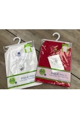 Real School Pique Polo --additional cost $6 if school patch required on red