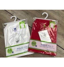 Real School Pique Polo --additional cost $6 if school patch required on red