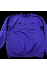 Double Purple Trojans crewneck sweatshirt