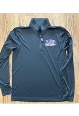 Ash Trojans black M/W 1/4 zip w/ Trojan zipper pull