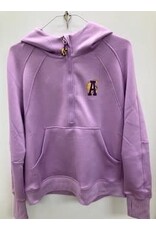 Women's Ultra Comfy 1/4 Zip Lilac w zipper pull
