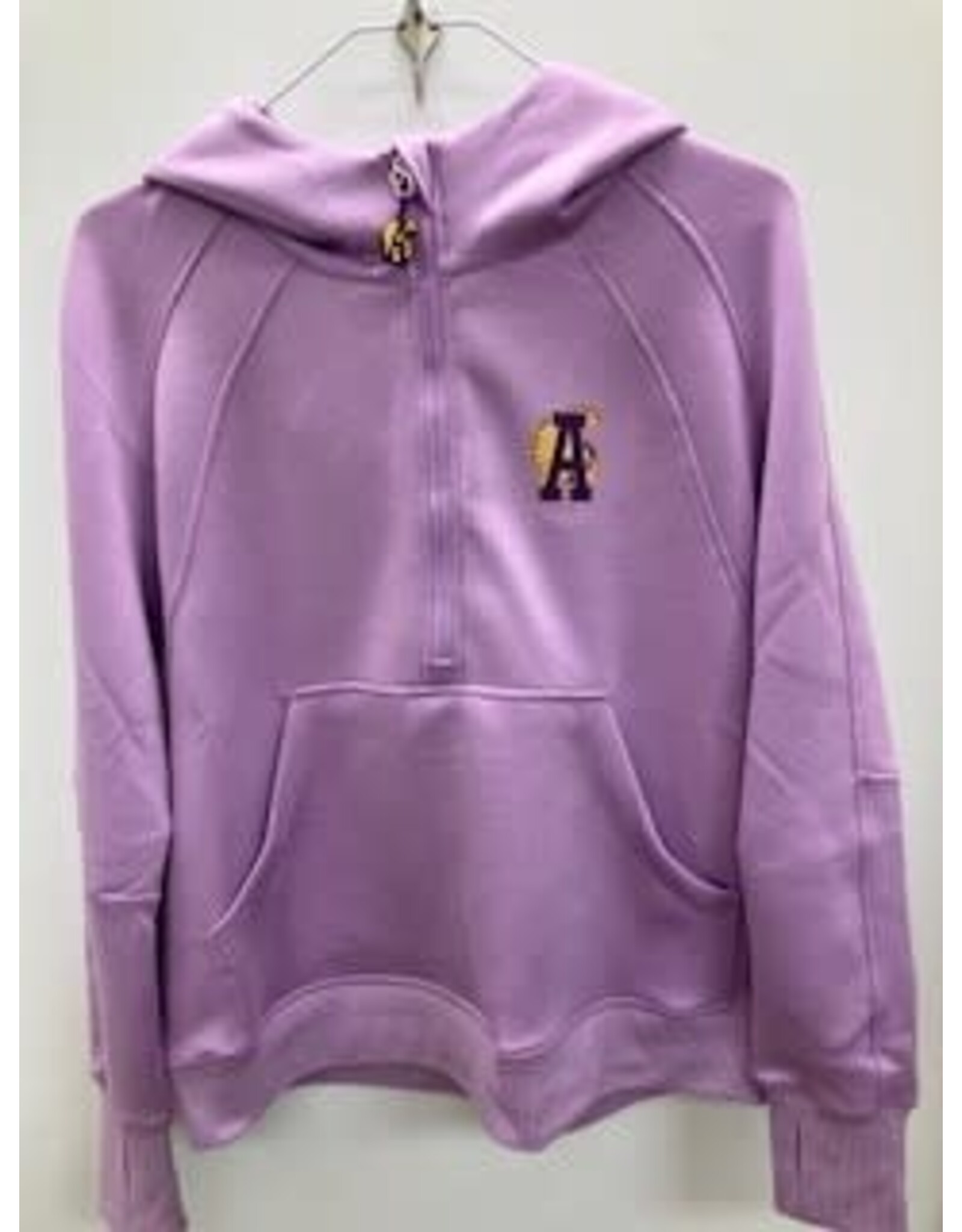 Women's Ultra Comfy 1/4 Zip Lilac w zipper pull