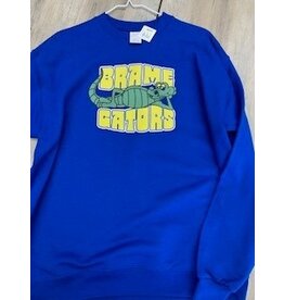 BRAME GATORS COLOR ON ROYAL SWEATSHIRT
