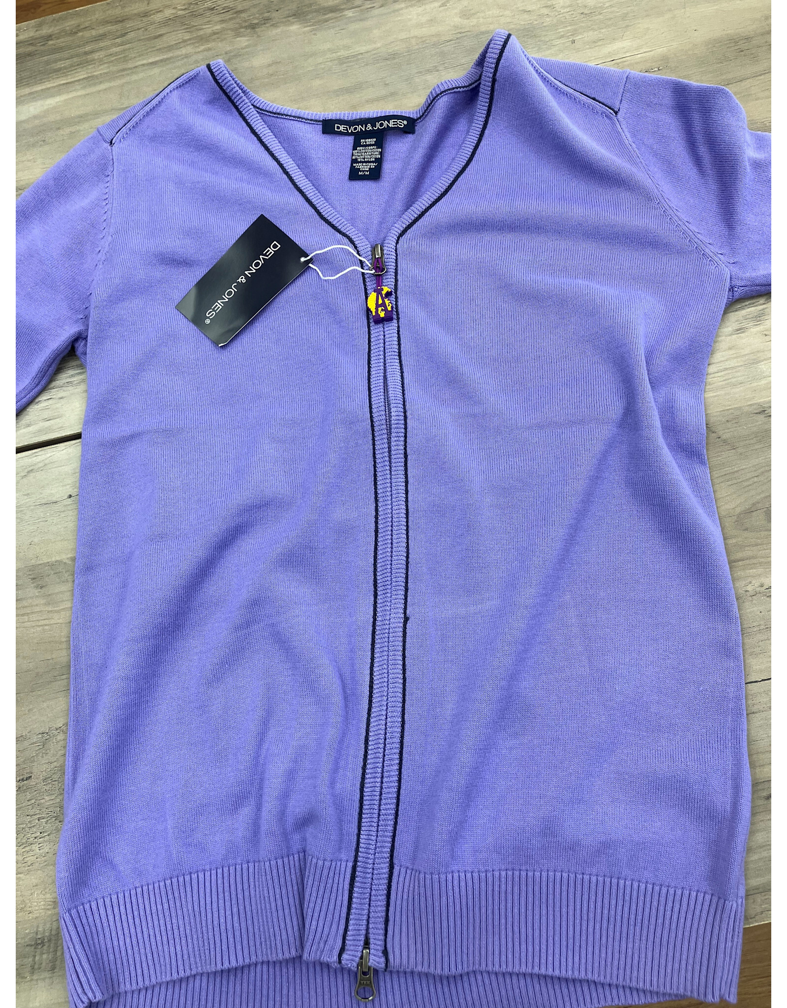 ASH Cardigan with zipper pull