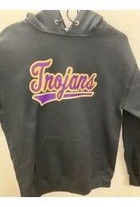 BLACK TROJANS HOODIE