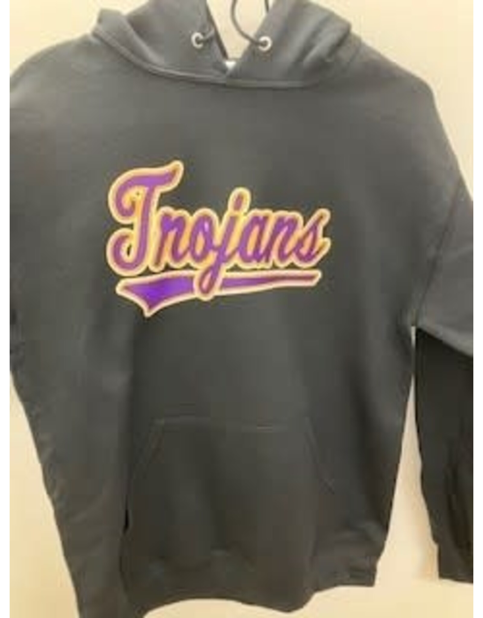 BLACK TROJANS HOODIE