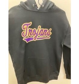 BLACK TROJANS HOODIE