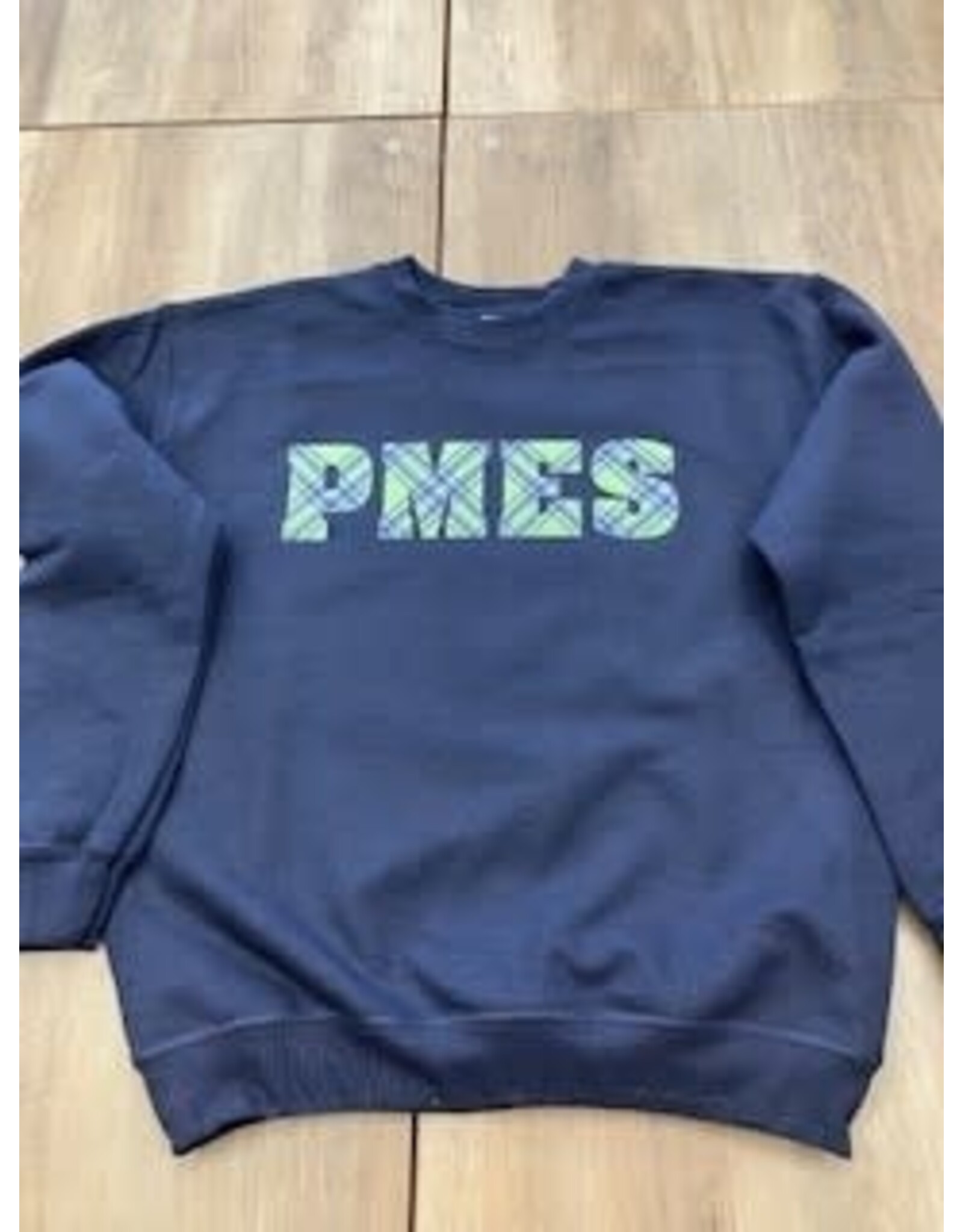 PMES PLAID LETTER for SWEATSHIRT/ Must add separate navy sweatshirt = $37.50 for complete garment