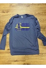 PURPLE HEATHER M/W L/S ASH FLAG