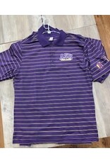 ASH Purple & Gold stripe m/w polo