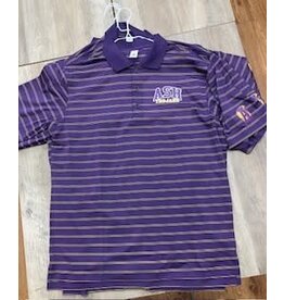 ASH Purple & Gold stripe m/w polo
