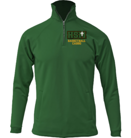 Travel 1/4 zip with HSM logo and last name