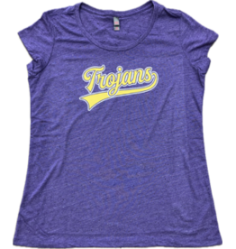 Trojans Womens Purple Tee