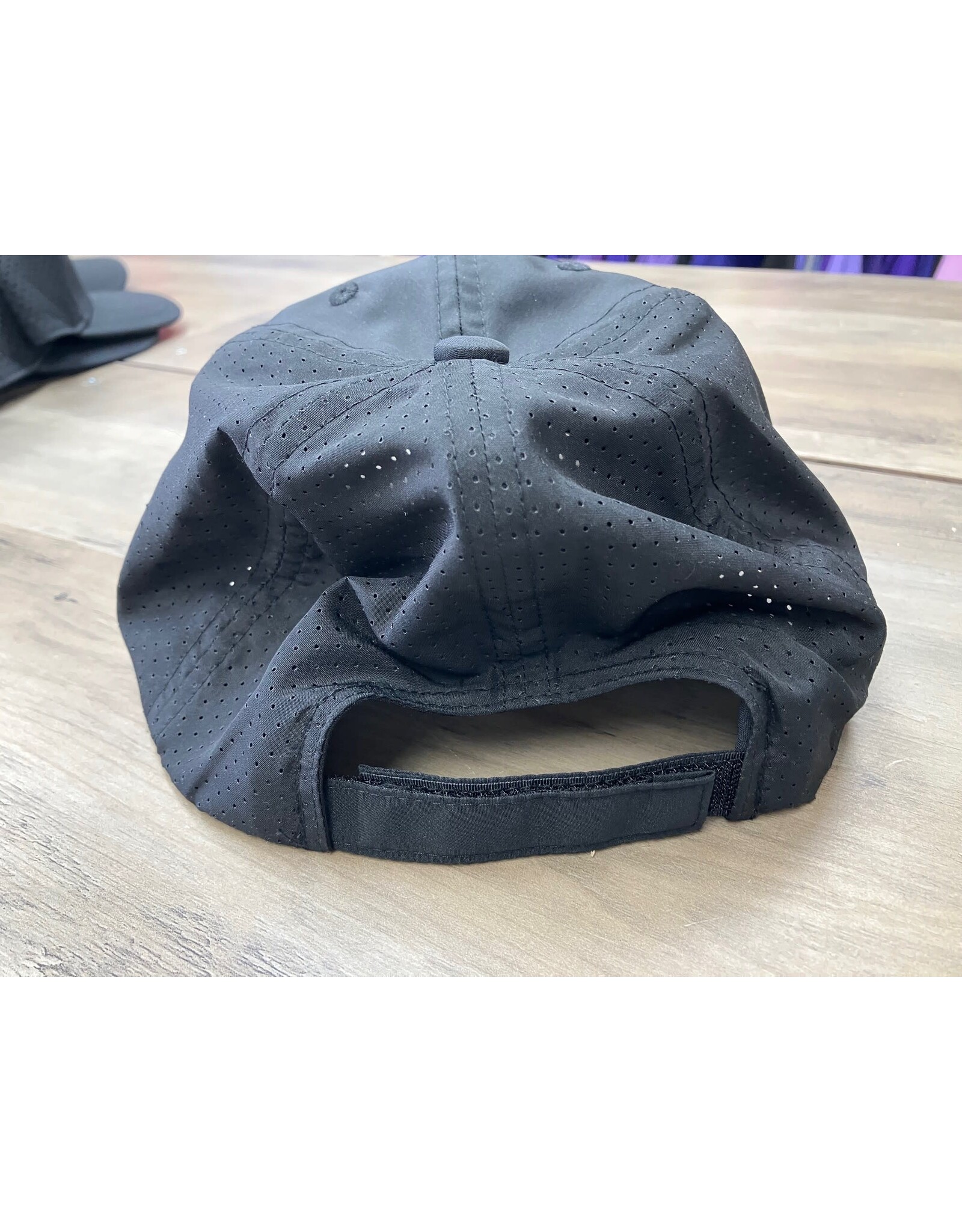 ASH 100% Poly Lightweight Black hat