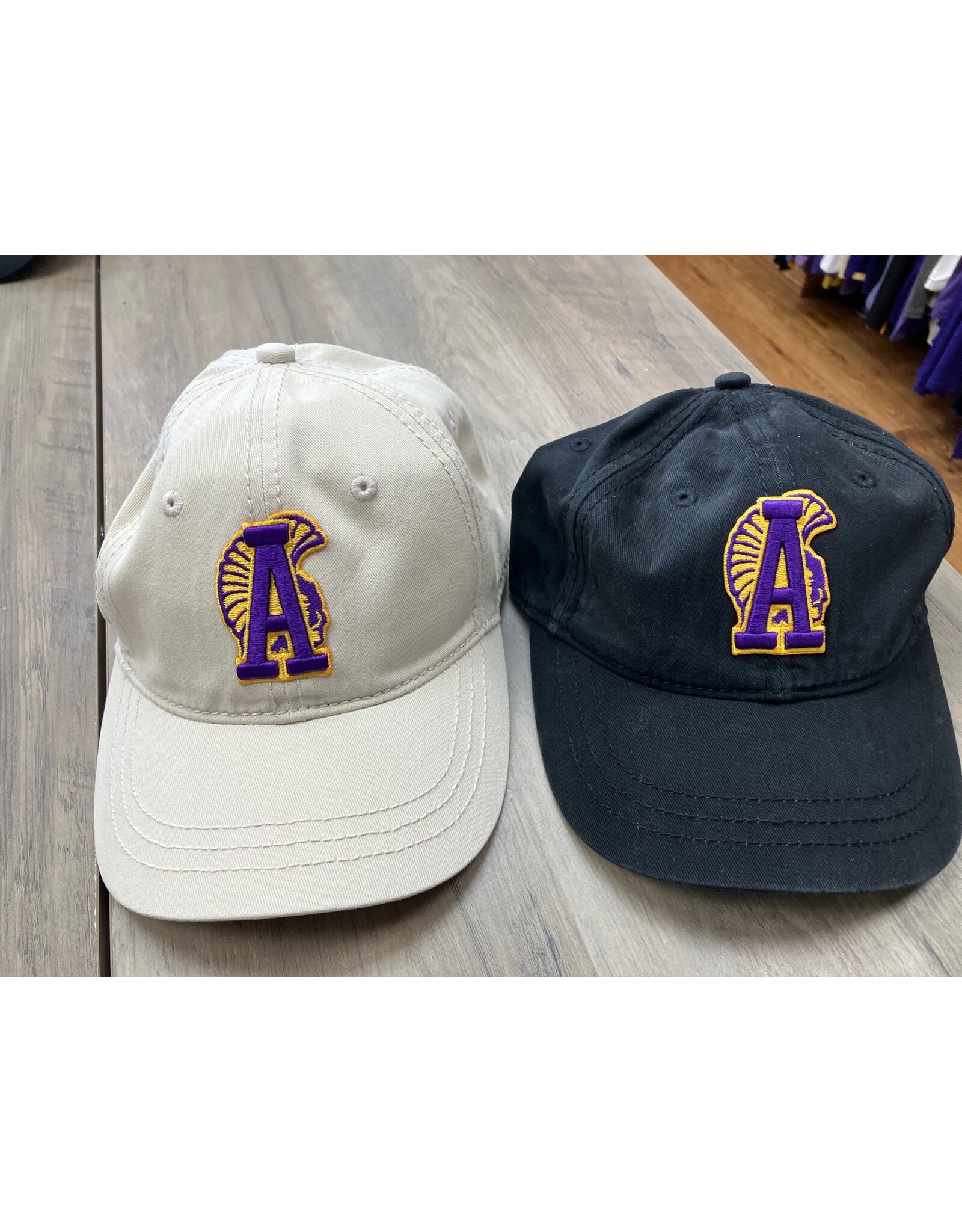 ASH District cotton twill hat black or off white