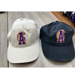 ASH District cotton twill hat black or off white