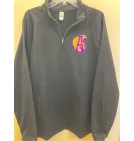 ASH 1/4 ZIP W POCKETS