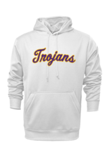 Trojans twill letters on performance hoodie