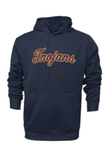 Trojans twill letters on performance hoodie