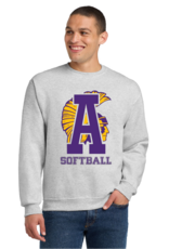 Nu Blend Jerzees Ash Softball sweatshirt