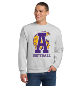 Nu Blend Jerzees Ash Softball sweatshirt