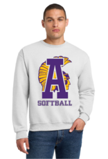 Nu Blend Jerzees Ash Softball sweatshirt