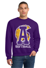 Nu Blend Jerzees Ash Softball sweatshirt