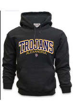 TROJANS BLACK APPLIQUE Hoodie  - PREORDER END 1/9  DELIVER 6 WKS