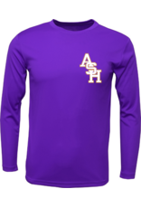 ASH slant on m/w l/s tee--WILL TEXT WHEN READY FOR PICKUP