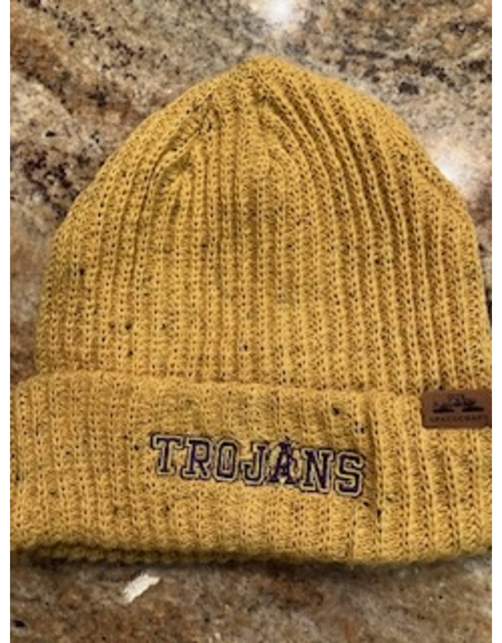 TROJANS YELLOW BEANIE