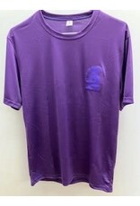 Purple Trojan Head Left Chest M/W